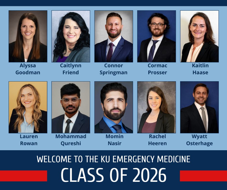 We are thrilled to announce the newest additions to the #KUEMfam. Welcome Class of 2026! #EMBound #Match2023