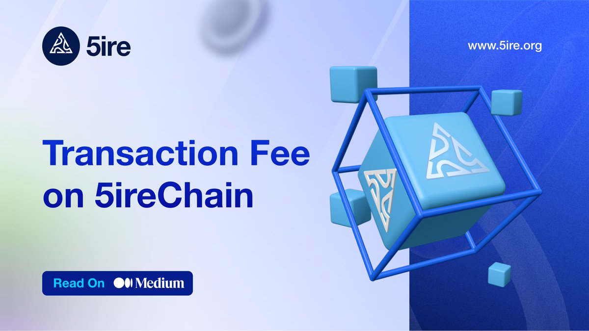 Transaction fees are an essential component of any #blockchain network, and #5ireChain is no exception. 💸

To learn more about the transaction fee system on 5ireChain and how it compares to other blockchain networks, Read More ⤵️
bit.ly/FeeOn5irechain

#blockchaintechnology