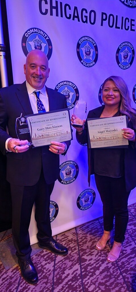 Angel and I had the honor of receiving our Community Engagement Recognition Award last night by the Chicago Police Department representing Home Depot and the community. @LemmaTony @PeteCapel @crystal_hanlon @JalalAtTHD @LincLefebvre @LilyGSV @MattDominiakD65 @Angel_Mayoski