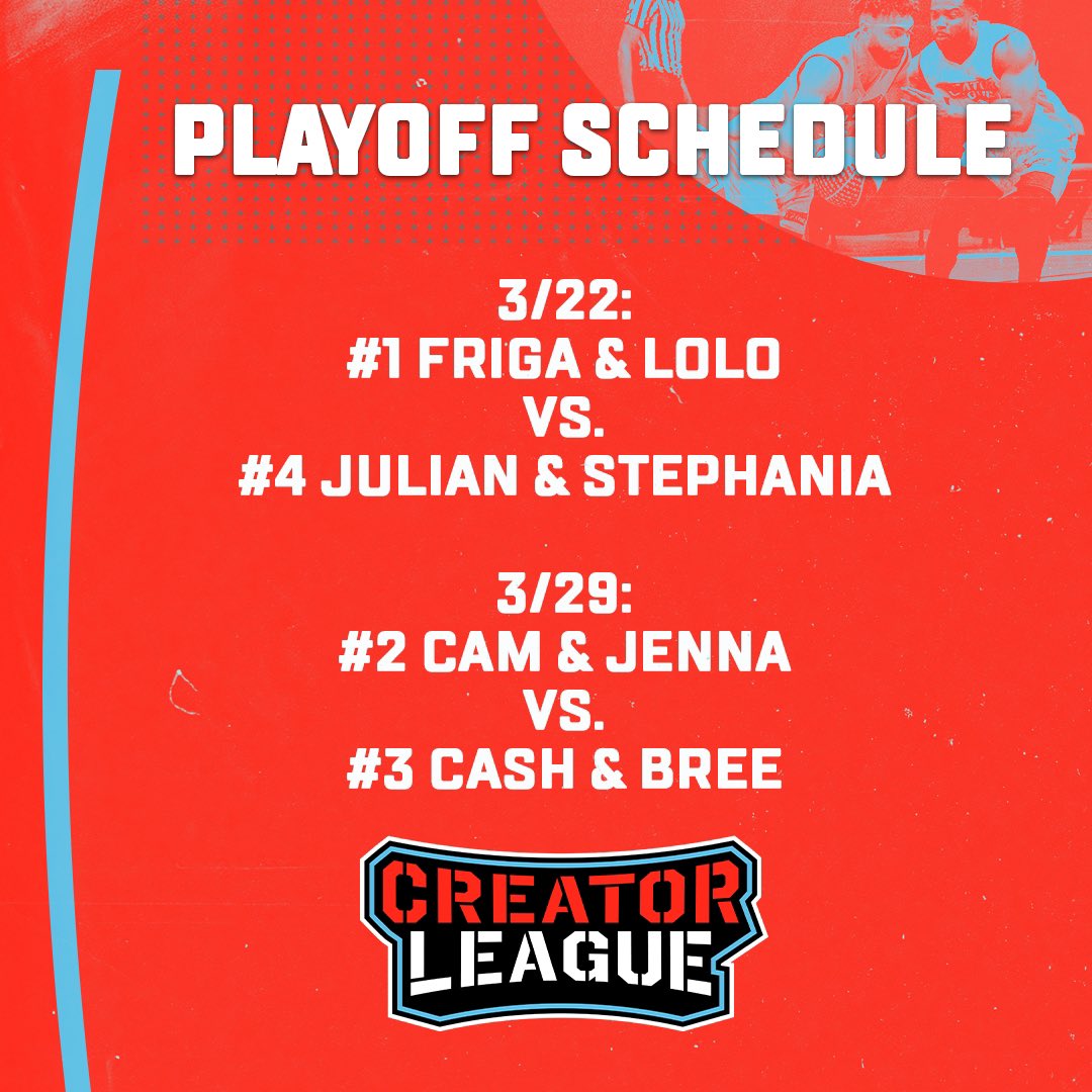 THE PLAYOFFS ARE SET! WHO’S TAKING HOME $50K? 🍿