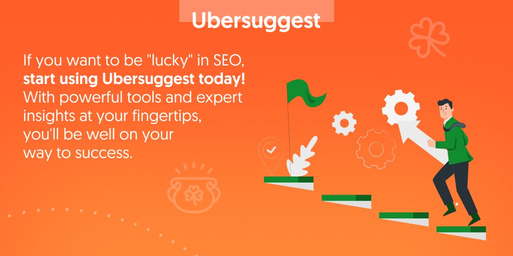 Are you feeling lucky? When it comes to SEO, it's not just about chance – it's about strategy and hard work. And Ubersuggest is here to help you succeed! 🚀
#SEOtips #Ubersuggest #digitalmarketing #hardworkpaysoff