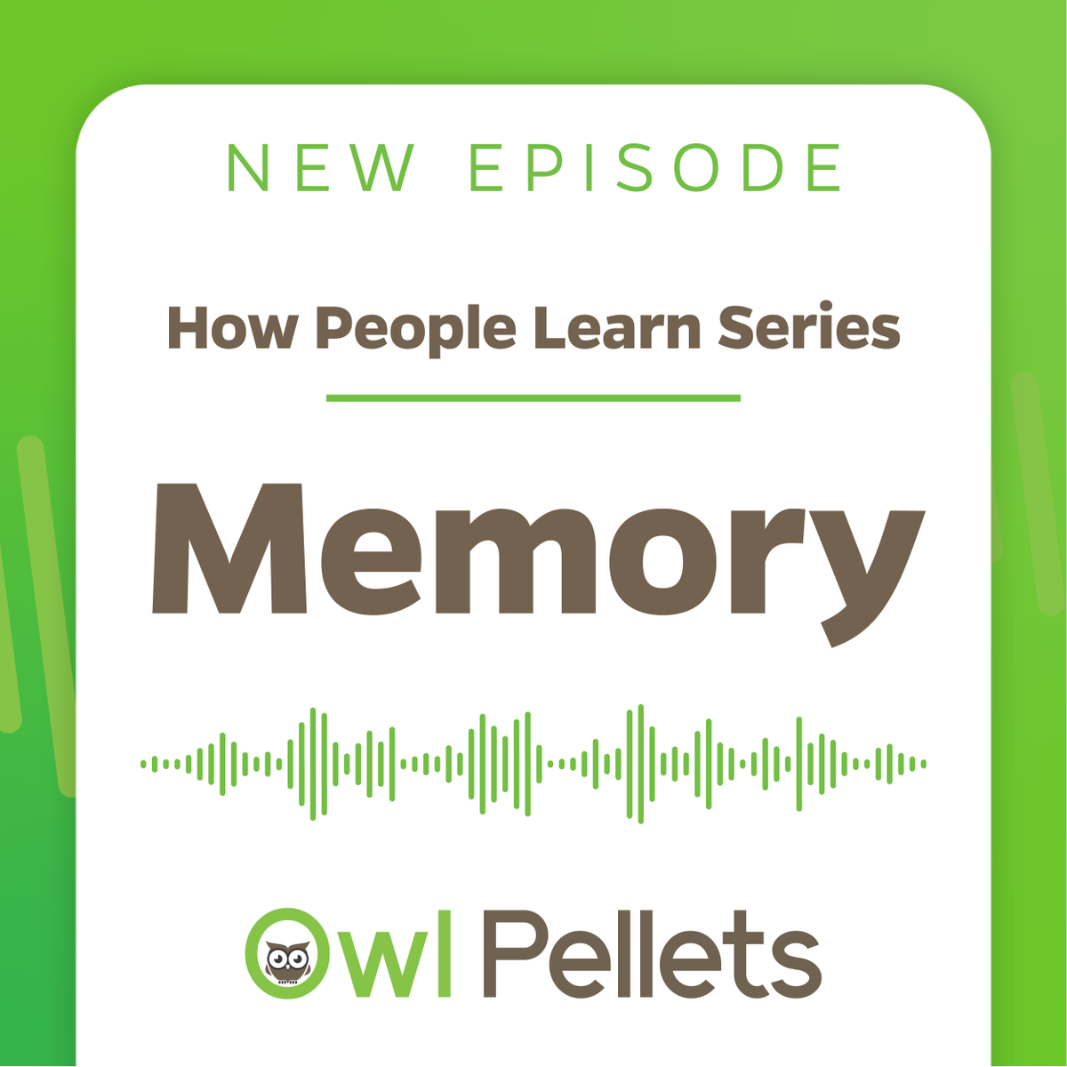 OwlPelletsForAg's tweet photo. 🧠 What is your earliest memory?❓The Owl Pellets crew discusses memory in the next episode of the How People Learn series. 🦉🎧 https://t.co/71HIeOmkwf https://t.co/rrwPTMSfA6