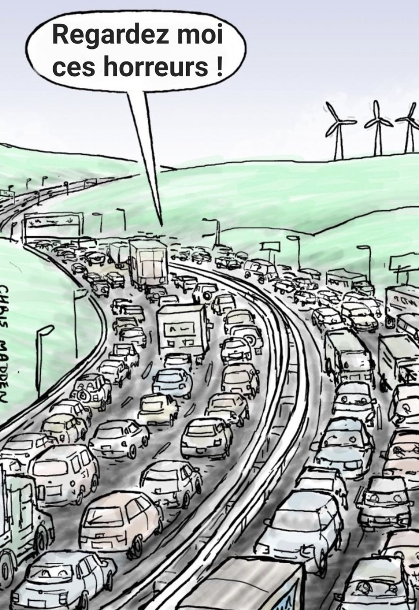 Echangesclimat's tweet photo. Ces éoliennes qui détruisent nos paysages 😡

Crédit : Chris Madden https://t.co/gLcVENzTmU