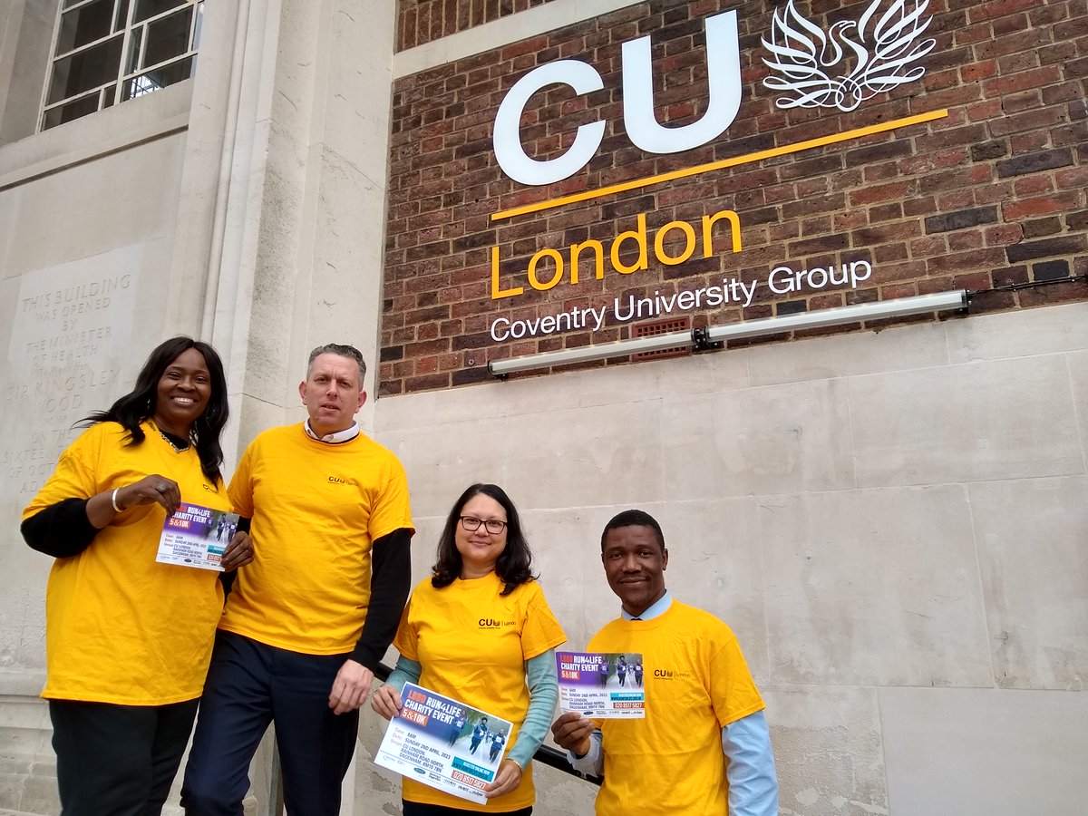 We're delighted to be hosting the Run4Life charity event on Sunday 2 April at our Dagenham campus!
 
Members of staff from CU London will be running to raise money for LBBD Sickle Cell and Thalassemia Centre. 

Want to join in? Click here: bit.ly/42fvwym