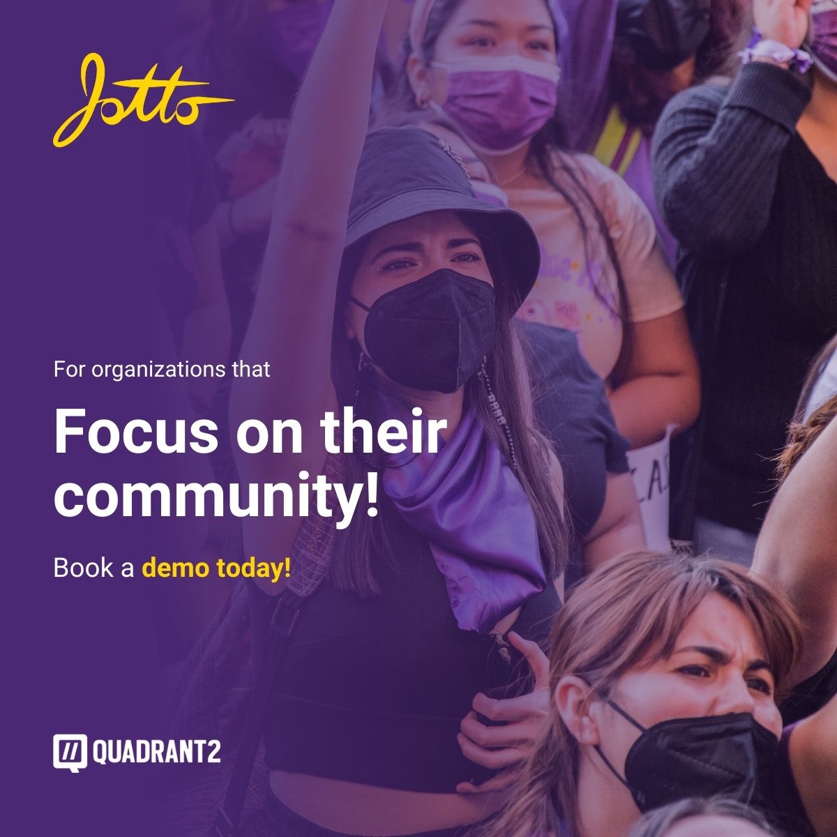jotto_video's tweet photo. Jotto is for #organizations that focus on their #community! 

Nurture strong and long-lasting relationships with your audience. The communication is #safe and #private, and now that is a foundation of trust in the long run.

Check out https://t.co/LhNpfwrM81 and find out more 👀 https://t.co/ppj8XBtPl6