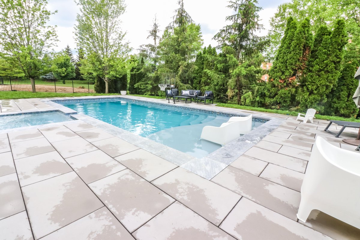 Whether you want a relaxing oasis or a fun-filled entertainment area, we can design and build the perfect pool for you. Contact us today to schedule a consultation and start planning your dream pool. Don't wait, the perfect summer escape is just a few steps away! . #Columbus