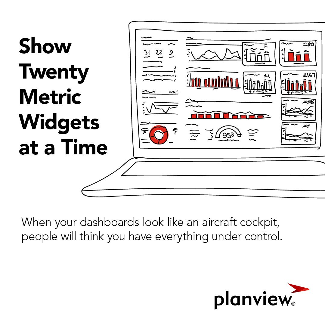 Planview's tweet image. As companies begin to adopt #FlowMetrics, it’s easy to fall into the trap of massaging then so they “look good” to the leadership team. Here&apos;s part 2 of our tongue-in-cheek collection of 12 illustrated bad practices and how to avoid them. lnkd.in/gGHzw_XC