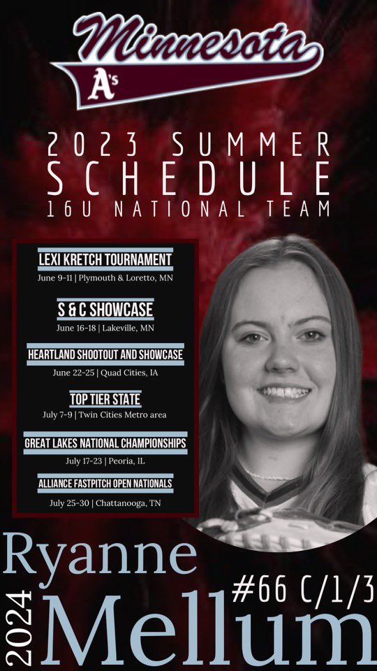 2023 summer schedule!!