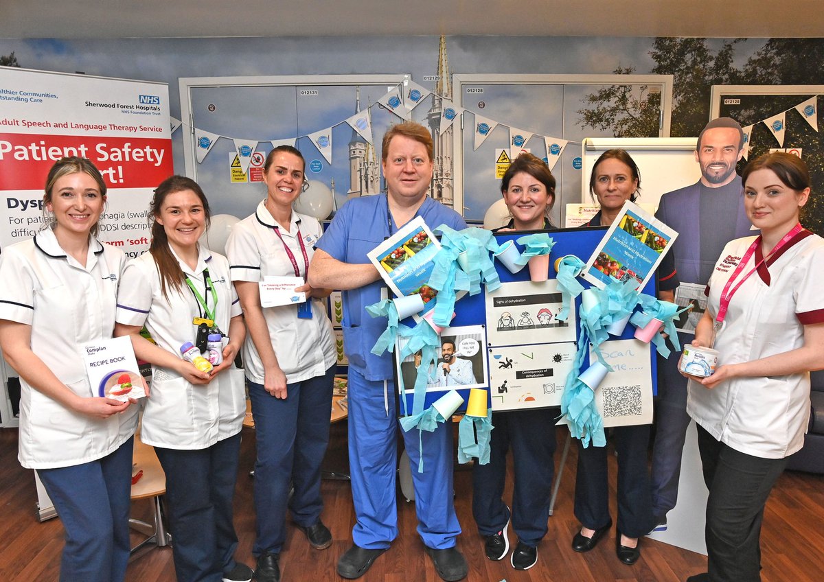 SFH_Dietitians's tweet photo. The nutrition team would like to say a huge THANK YOU to everyone who has supported with nutrition &amp; hydration week this week! So much effort has gone in to promoting #NHWeek 👏🙌🥳 @JENNAPA54854185 @Stephen42334373 @HelenH2022 @Kerneels_L @sfh_slt @SFHFT https://t.co/SUuhbFuYwu