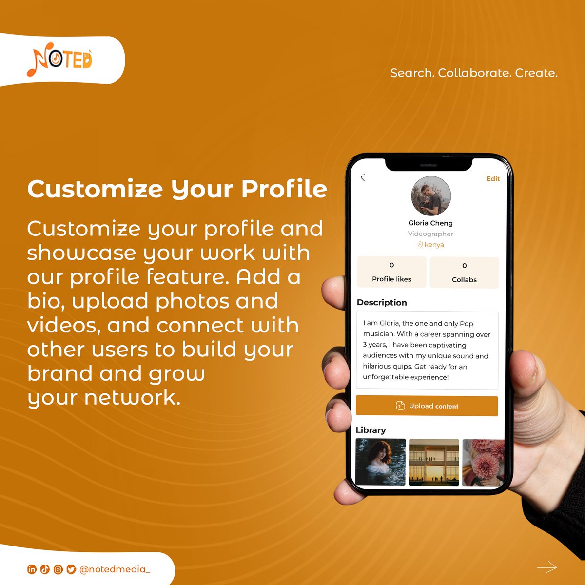NotedMedia_'s tweet image. Noted has everything you need to unleash your full creative potential, whether you&apos;re a photographer, videographer, artist, or content creator.

Prepare to download Noted and begin making your mark in the creative industry!

#NotedApp #Collaboration #UnlockYourPotential