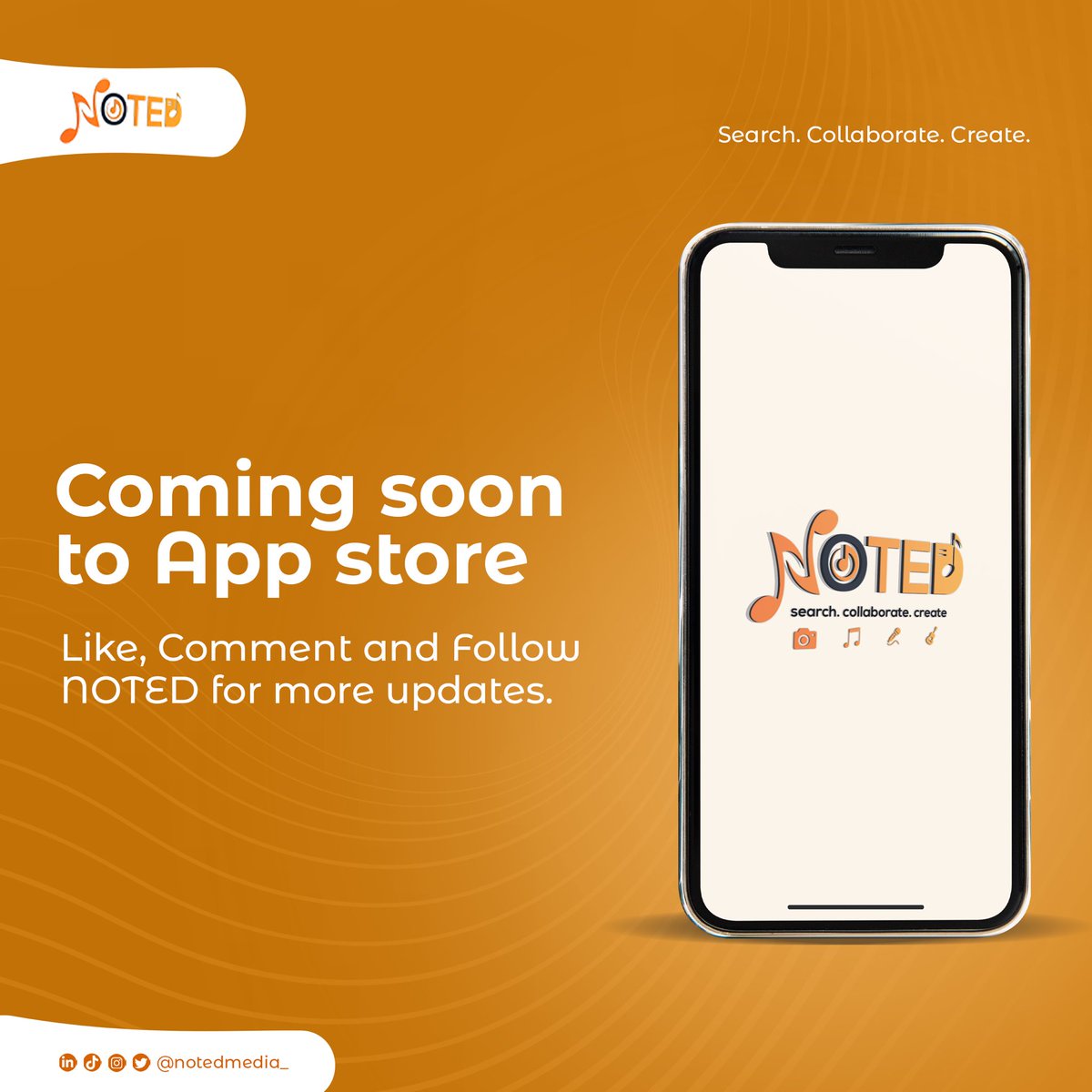 NotedMedia_'s tweet image. Noted has everything you need to unleash your full creative potential, whether you&apos;re a photographer, videographer, artist, or content creator.

Prepare to download Noted and begin making your mark in the creative industry!

#NotedApp #Collaboration #UnlockYourPotential