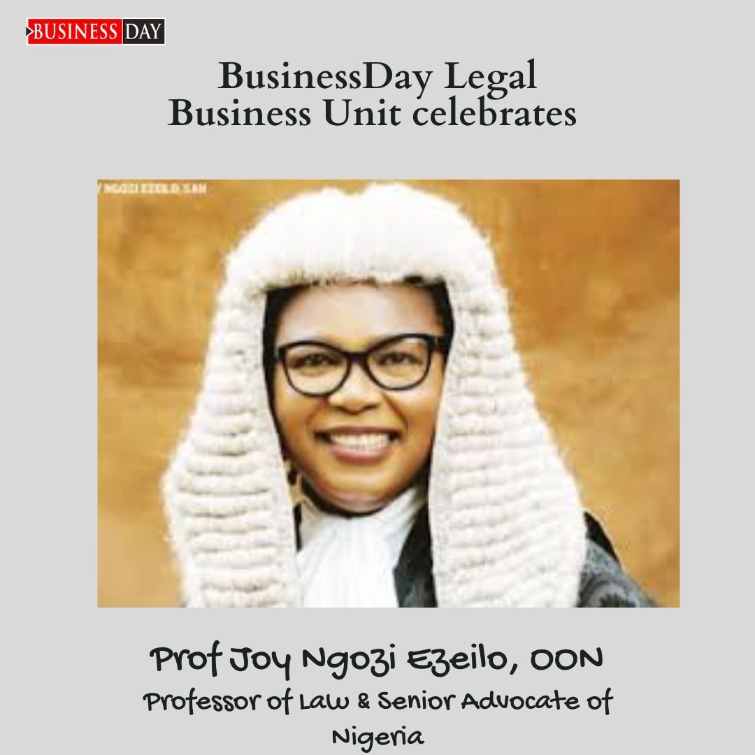 BDLegalBusiness's tweet photo. Prof Joy Ngozi Ezeilo is our inspiring woman today.

She is a Professor of Law, Senior Advocate of Nigeria and an Officer of the Order of the Niger. 
She is also an advocate for good governance, democracy and a promoter of the rights of women and children.

Happy Women's Month https://t.co/AojqfTKrm4