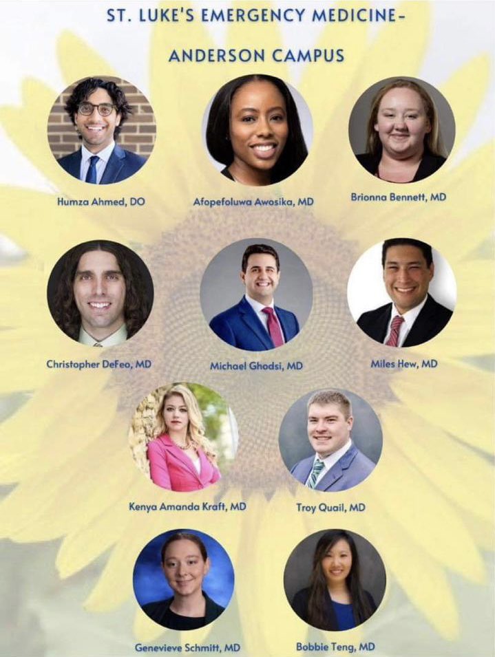 St. Luke's Anderson Emergency Medicine Residency tweet media