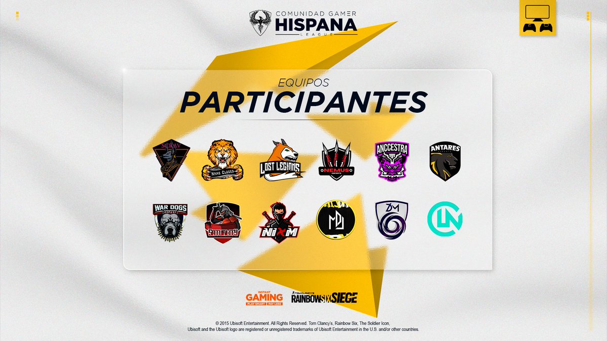 #PRESENTACION 🎮

¡Estos son los equipos que participarán en la season 4 de #CGHConsola!🔥

¿Preparados para el comienzo?🧐

#CGHLeague 💛