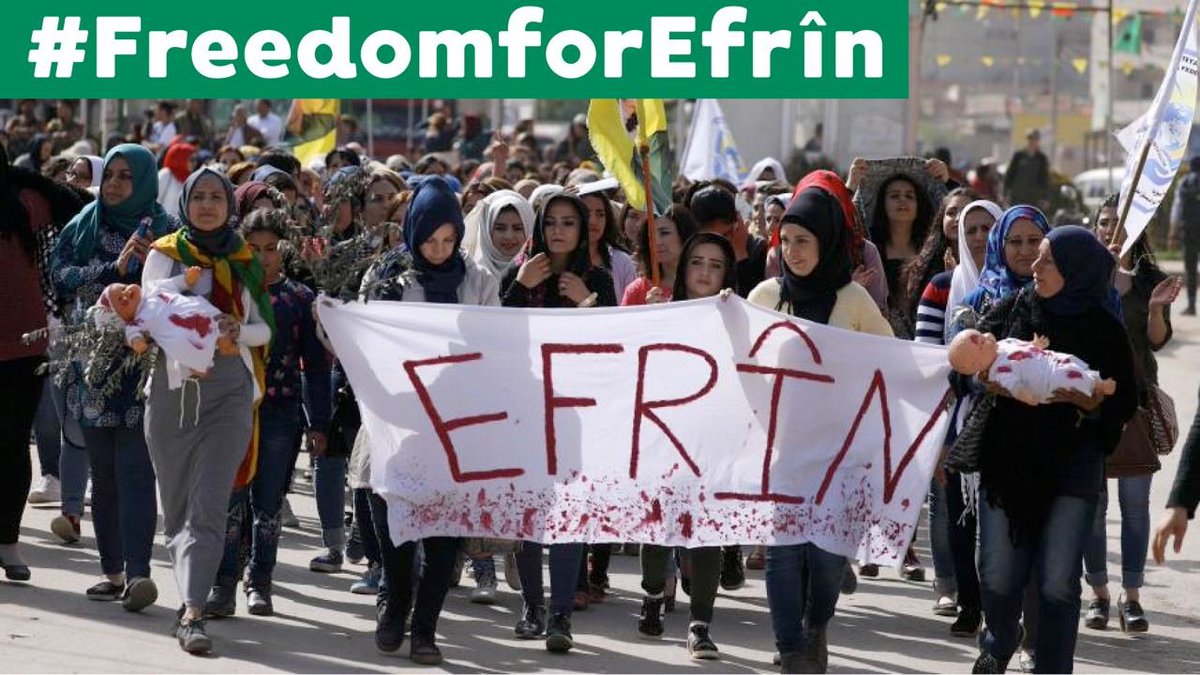 #FreedomforEfrîn