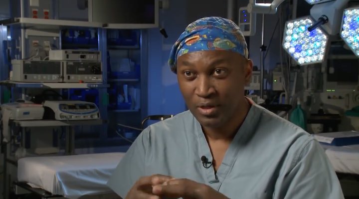 AfricaFactsZone's tweet image. Nigeria's Dr. Prof. Oluyinka Olutoye cut a woman's womb at 23 weeks old to remove a large tumour from a baby, and placed the baby back in her womb.

The baby was delivered healthy at 36 weeks.

He graduated from Obafemi Awolowo University in Nigeria.

He is a Surgeon-in-Chief.