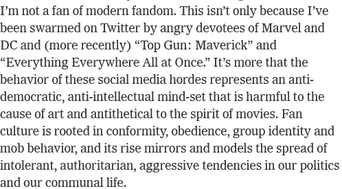 AO Scott on leaving his post at NYT as film critic