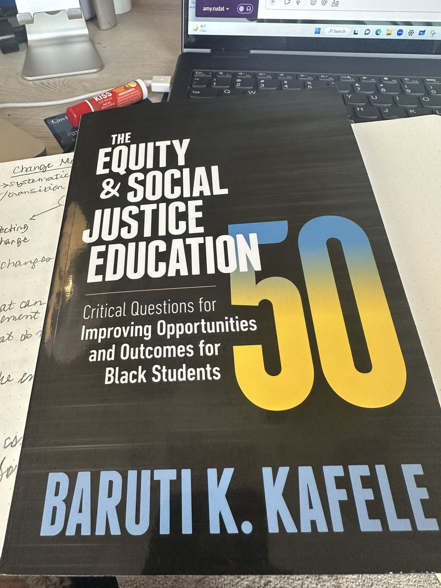 📖Jumping into this text today…looking forward to analyzing the questions posed. #knowbetterdobetter #questions #equity #servingstudentsofcolor #blackstudents #improvingopportunities