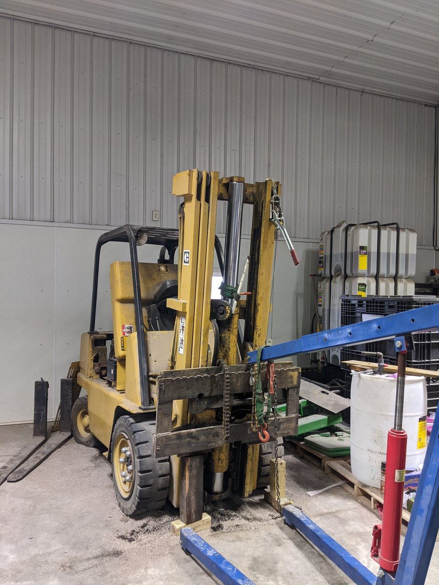 Brian Scott on Twitter "Mast and side shift cylinders rebuilt. When