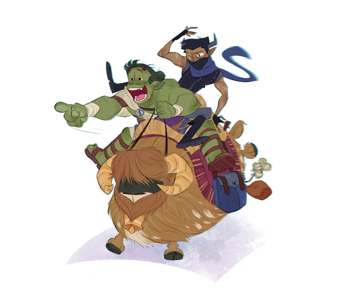 dnd one-shot shenanigans !! #dndart 