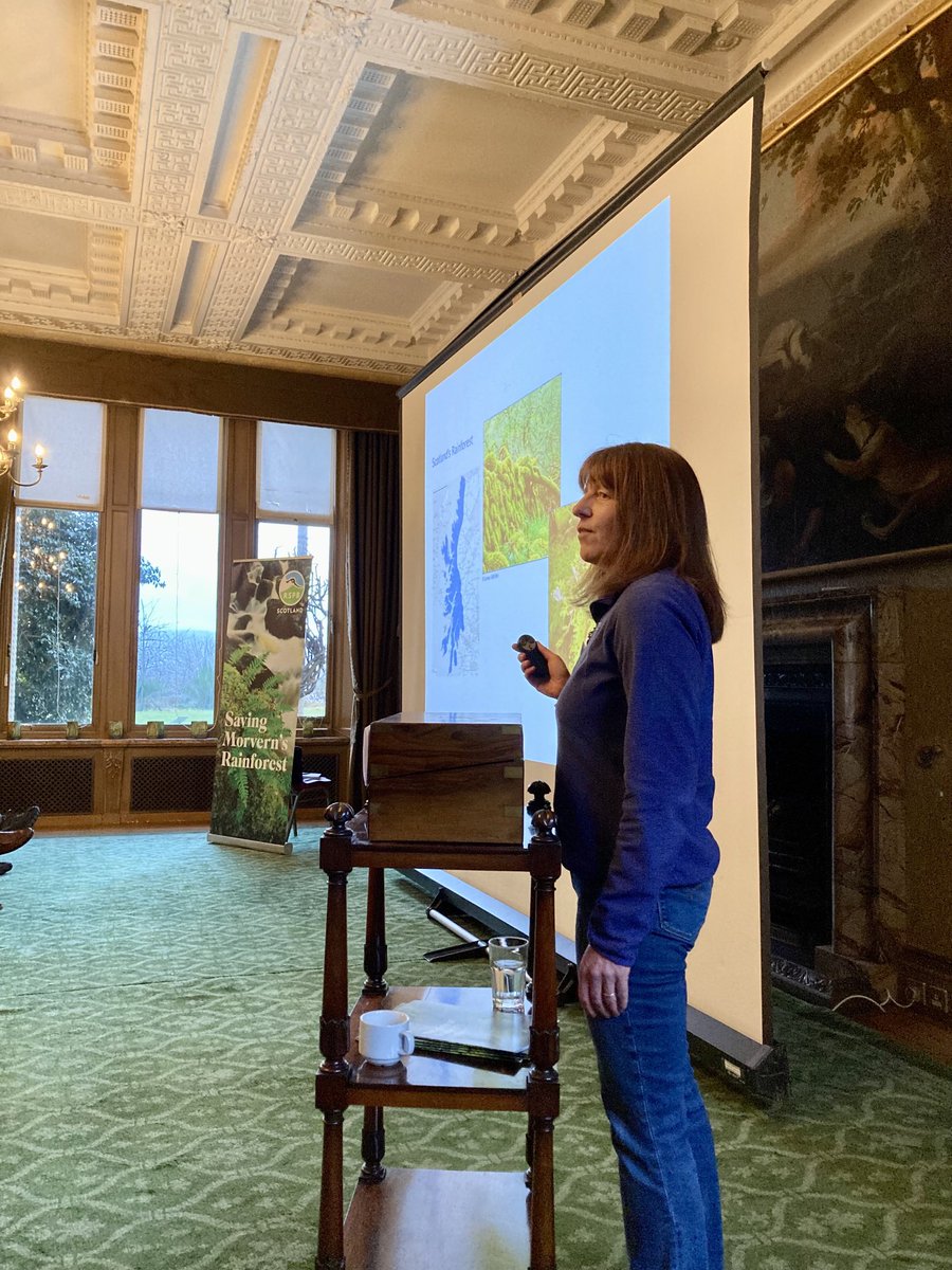 Julie Stoneman’s name is synonymous with Scotland’s Rainforest Alliance ⁦<a href="/ASRainforest/">Alliance for Scotland's Rainforest</a>⁩ - so we’re thrilled she’s speaking this evening. It wouldn’t have happened without her. #savingscotlandsrainforest