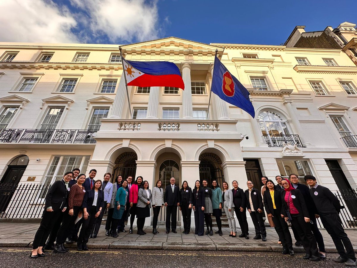 Philippine Embassy in London welcomes Ambassador-designate Teodoro L. Locsin Jr. @teddyboylocsin