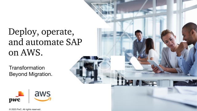 rlstephens's tweet photo. Learn how running SAP on the AWS cloud can boost your organization’s digital effectiveness. Explore more. https://t.co/GK29WEN0Iw https://t.co/CHvfY93qQS