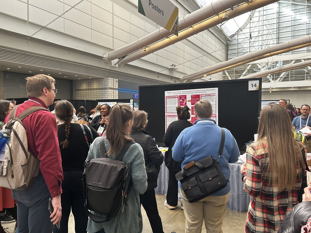 Ms_librarylover's tweet photo. Presented my first poster as a first time attendee and an early career librarian scholarship recipient! Can’t wait for @ALA_ACRL #acrl #ACRL2023 https://t.co/M9CR4rFJQK