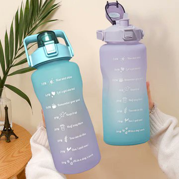 This handy dandy aesthetic water bottle comes in a gradient color design with a time marker, making it perfect for on-the-go fitness enthusiasts and busy people who need to stay hydrated.

Link in bio! 🔥