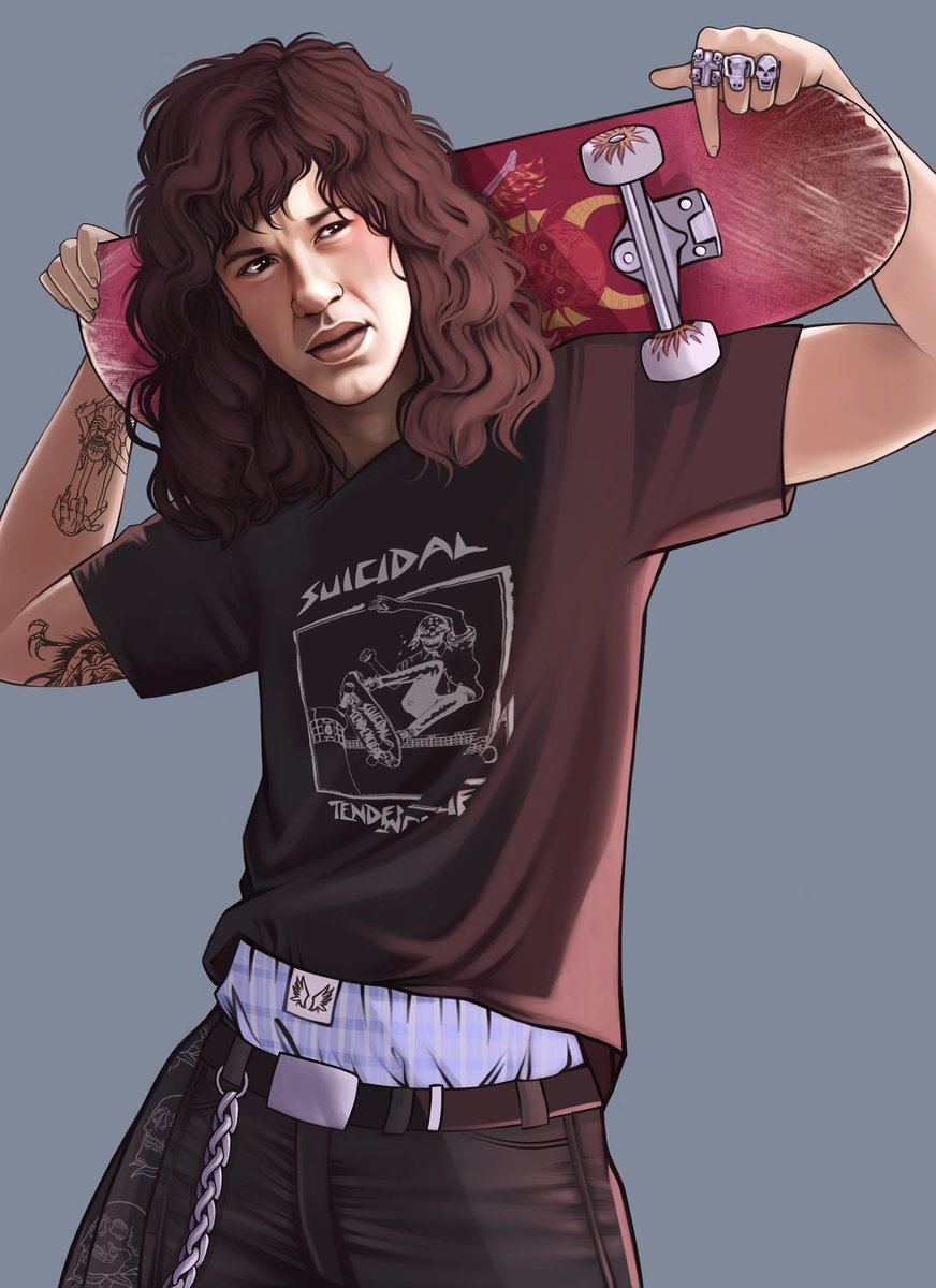 Skater Eddie! - I wanted to give him a crop top but how then would he tuck his shirt into his boxers?