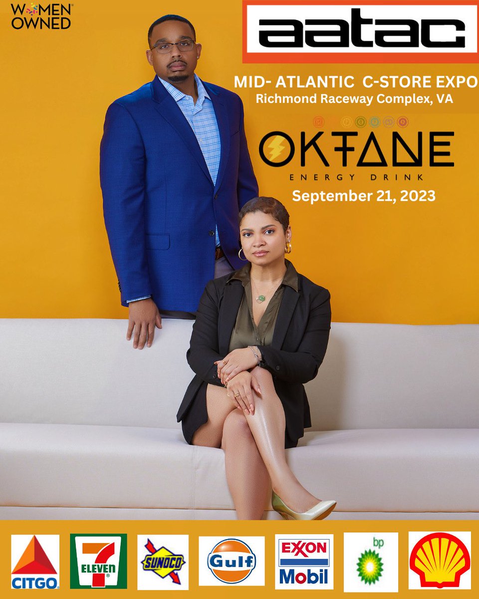 oktaneenergy's tweet photo. Honored and Humbled🥹⚡️🧿

Oktane Energy @oktaneenergy will be highlighted as a PREFERRED VENDOR ! At this years AATAC Mid- Atlantic C-Store Expo 2023 

Approved NEW product for their Retailers 👇🏼 SEE YOU IN A STORE NEAR YOU!  #aatac 

( @7eleven  @quiktrip  @shell  #energydrink https://t.co/3J1REB5uYa