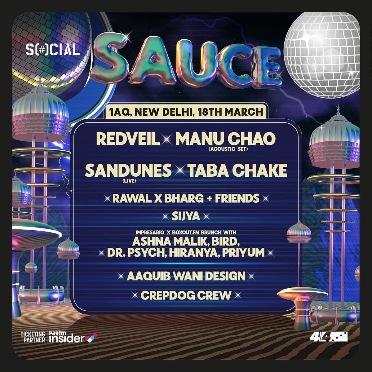 Manu Chao on Twitter "Tomorrow SATURDAY!!! DELHI!! SAUCE FESTIVAL !! 