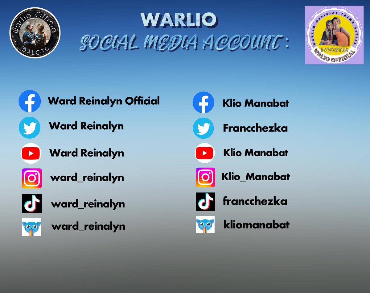 itsmearmee99's tweet photo. Hi guys! Kindly follow them on their social media accounts. Thank you❤ https://t.co/iWtTnzxcDb