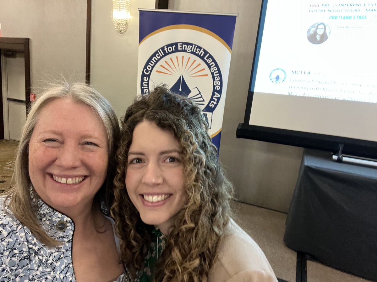 Look at those smiling faces at the ⁦<a href="/MaineCELA/">MCELA</a>⁩ Conference! Thank you ⁦<a href="/pforster25/">Patti Forster, NBCT & 2021 KCTOY</a>⁩ &amp; team for providing positive professional learning experiences for ME teachers &amp; inviting ⁦<a href="/mainelymiddle/">Kelsey Stoyanova</a>⁩, to continue to amplify student and teacher stories! #CTOY21 #MTOY22