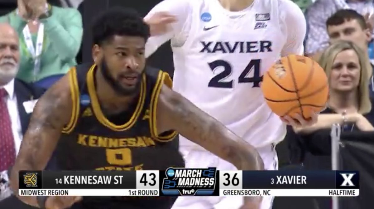 CBS Sports College Basketball 🏀 (@cbssportscbb) on Twitter photo This is the eighth time a 14-seed has led a 3-seed by at least seven points at halftime. 
The previous seven times, the 14-seed went 5-2. This is the eighth time a 14-seed has led a 3-seed by at least seven points at halftime. 
The previous seven times, the 14-seed went 5-2.