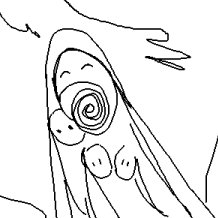 made it way curly in the rough drafts of her transformed design but it never transferred over cause again i forgor lol
