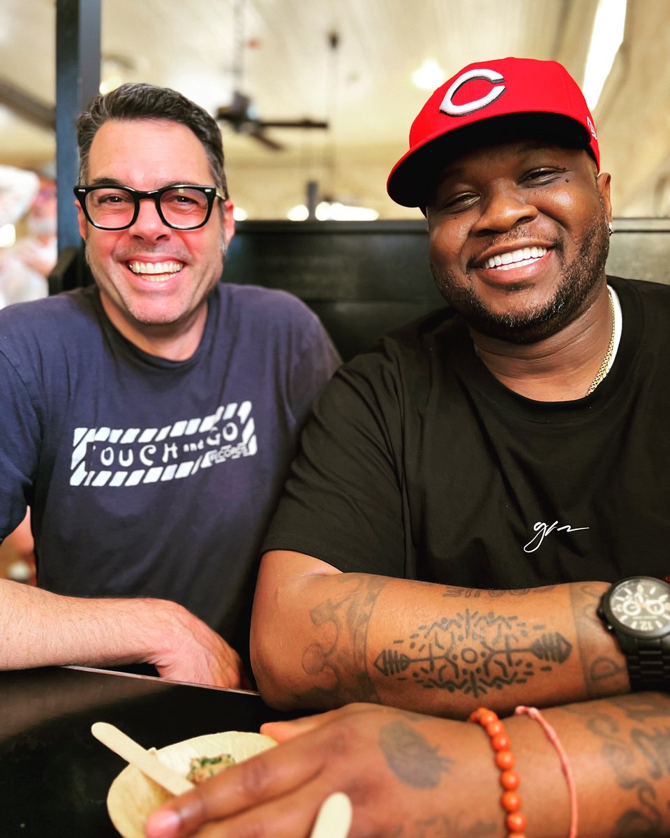 One of my favorite memories of #SXSW2023 was meeting some of the people who make Austin so delicious. Aaron Franklin of @franklinbbq is such a good soul & on my next trip I am eating my way through all the restaurants run by Tavel Bristol-Joseph and his crew at Emmer & Rye
