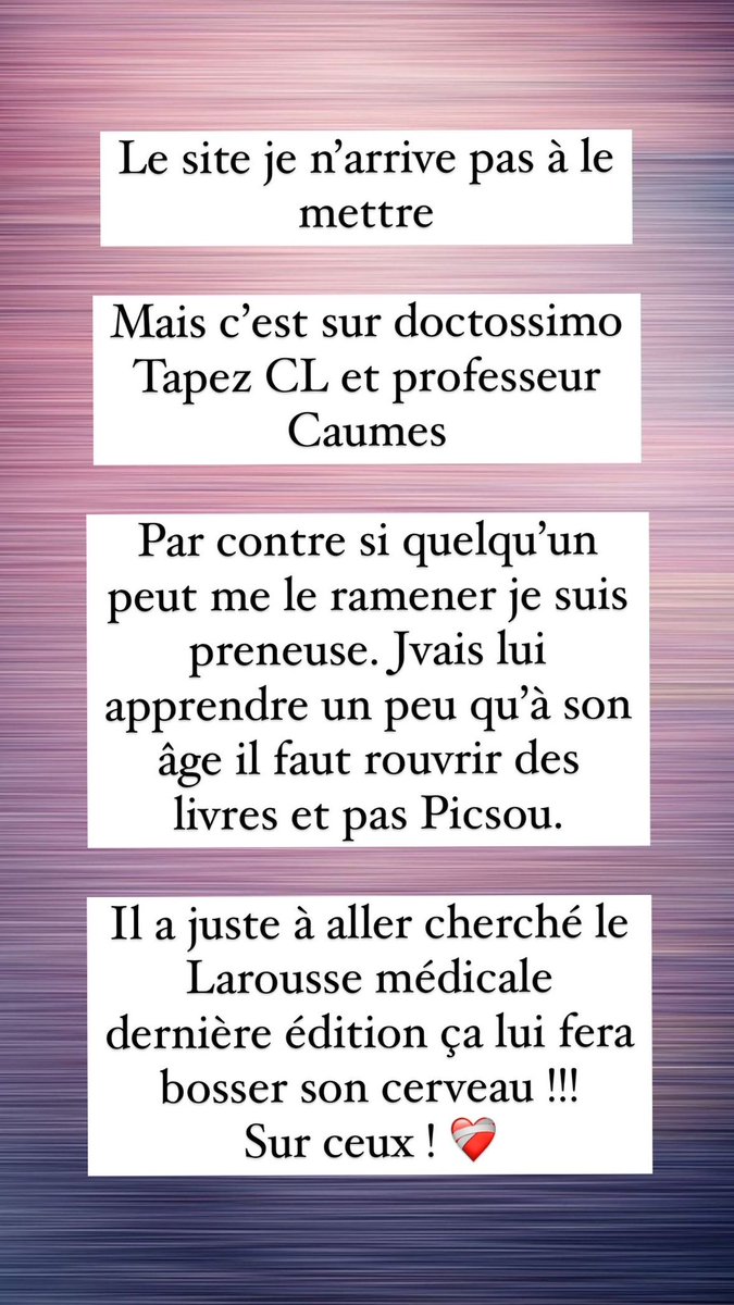 Je n’ai rien à ajouté! #covidlong #longcovid <a href="/BFMMarseille/">BFM Marseille Provence</a> <a href="/laprovence/">La Provence</a> <a href="/CNEWS/">CNEWS</a> <a href="/actufrmarseille/">actu Marseille</a> doctissimo.fr/sante/maladies…