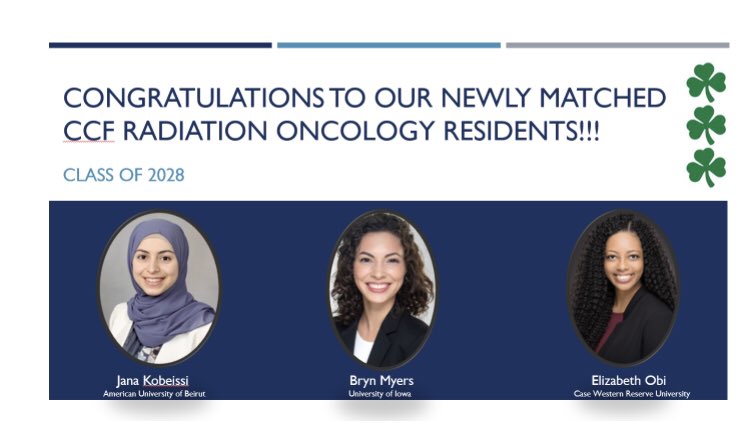 Sudha Amarnath MD (@samarnathmd) on Twitter photo we are so excited to announce our CCF radiation oncology residency class of 2028!!! <a href="/ClevelandClinic/">Cleveland Clinic</a> @CCFRadOnc we are so excited to announce our CCF radiation oncology residency class of 2028!!! <a href="/ClevelandClinic/">Cleveland Clinic</a> @CCFRadOnc