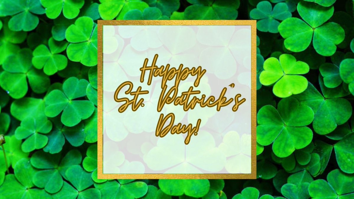 May luck be on your side. Happy St. Patrick's Day!
#StPatricksDay2023