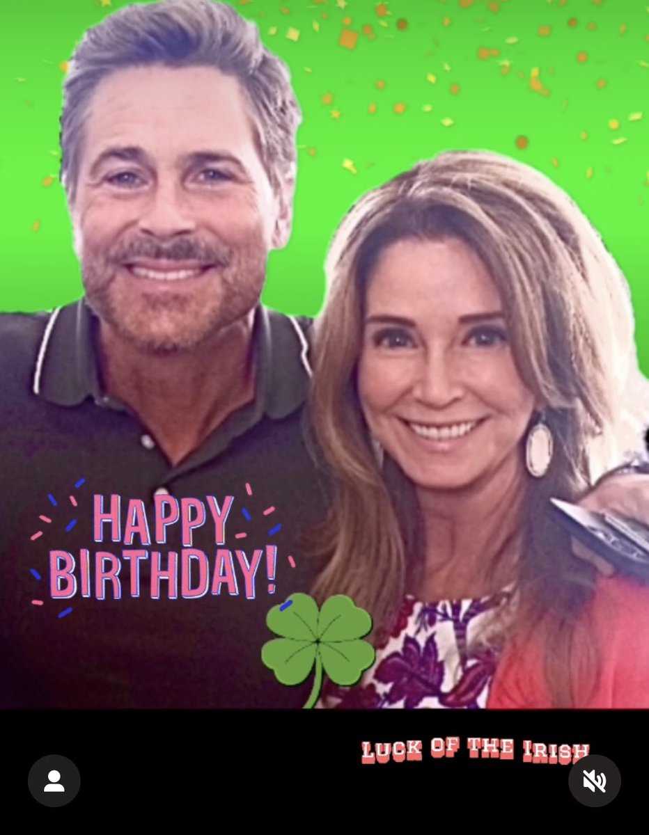 Happy Birthday <a href="/RobLowe/">Rob Lowe</a>! I had the luck of the Irish being able to work with this guy! Happy St. Pat’s Day! 🍀#roblowe 🦮