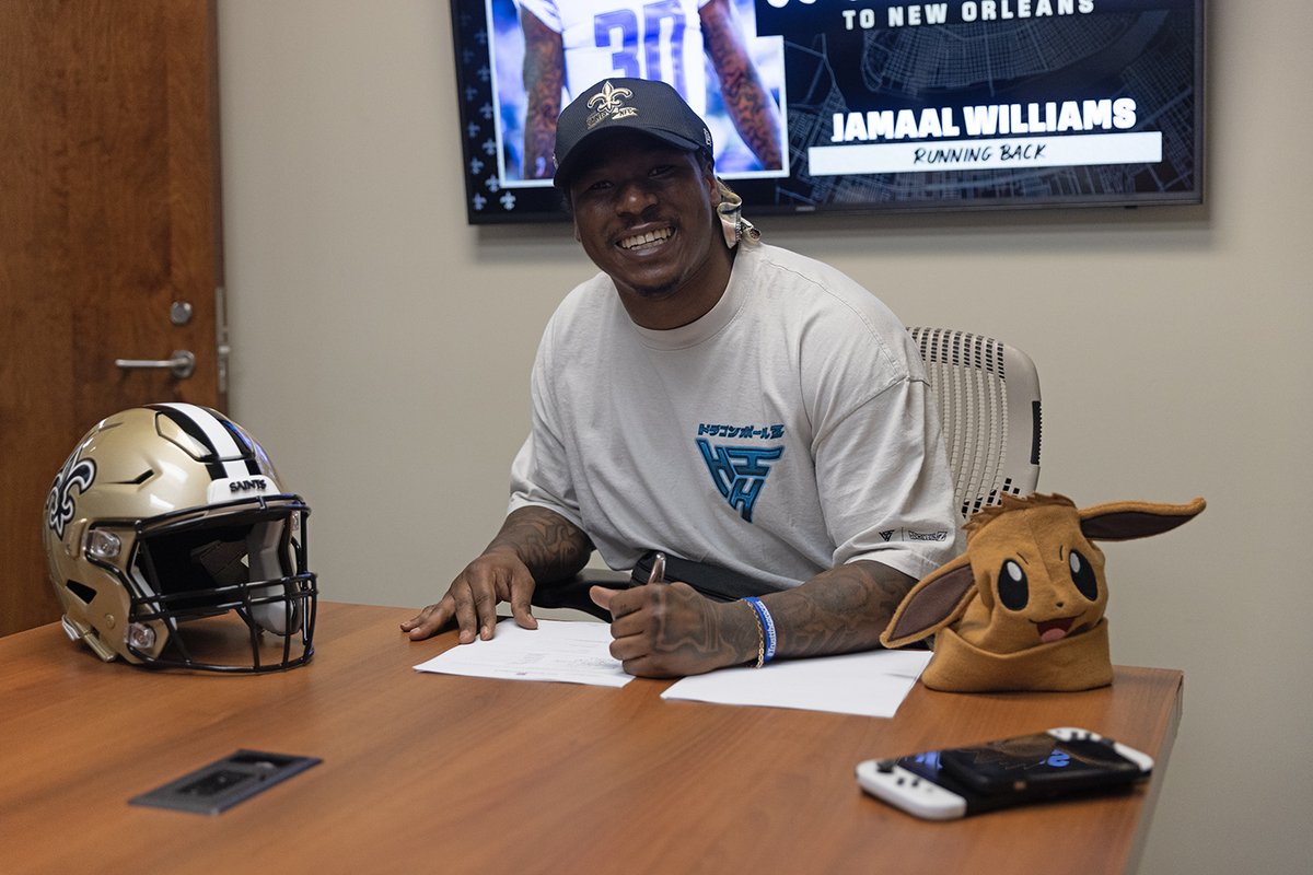 Done Deal: Welcome to New Orleans <a href="/jswaggdaddy/">Jamaal Williams</a>!

#Saints