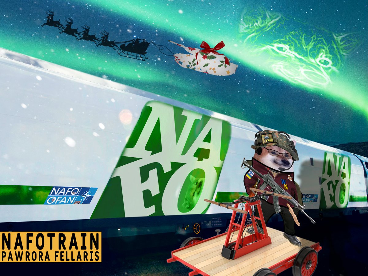 WeakNerve's tweet photo. The Pawrora Fellaris is loading at Korvatunturi (Santa had a forgotten present for delivery). 🎁
"Broken engine, but I found this thing. I hope this works..." -Conductor WeakNerve 👀
First station: Helsinki. Tickets: ⬇️
@Official_NAFO #NAFOfleet #ThisIsTheRailWay #FellaRail https://t.co/AASC85Fys3