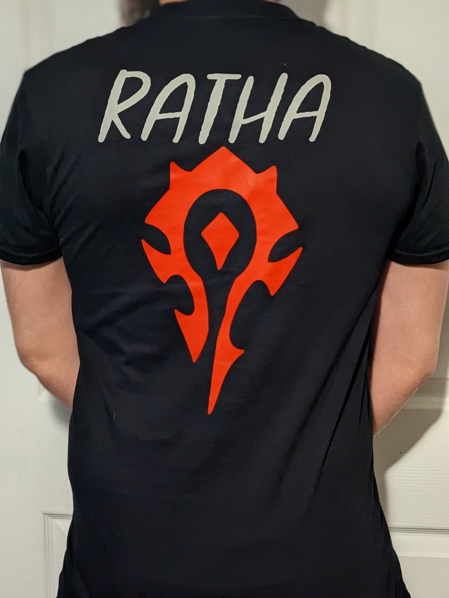 SubsCrafts's tweet photo. The guild requested merch, so the guild got merch. #Inevitable #guildtabard #worldofwarcraft #CanvaPro #custommerch https://t.co/pXjh3qsBCG