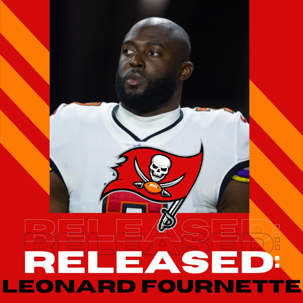 The Tampa Bay Buccaneers have released RB Leonard Fournette.
#thefootballwave #tfw #fyp #foryoupage #football #nfl #college #women #sports #womeninsports #teams #americanfootball #nflnews #footballnews #newpost #womenexcellence #share #tampabay #buccaneers #tampabaybuccaneers