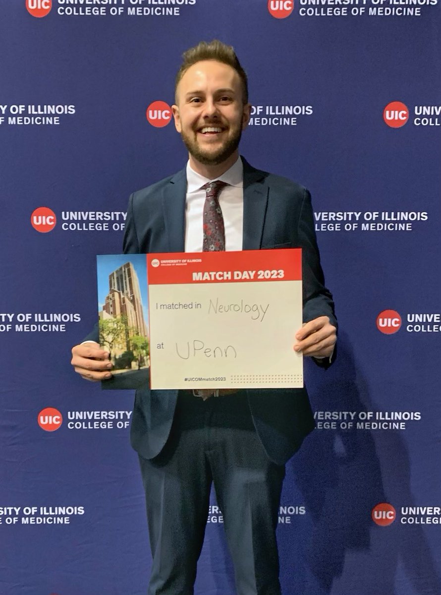 Beyond thrilled to have matched at UPenn Neurology for residency!! Philly here I come! @PennNeurology @uiccom 

#uiccom #uiccommatch2023 #neurology #residency #mdphd #Match2023 #MatchDay