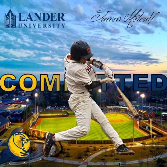 JarrenMetcalf's tweet photo. I am truly blessed to announce that I have committed to Lander University to continue my athletic and academic career. I’d like to thank God, my family, my coaches, teammates and friends that have helped me get to this day. Romans 8:28 #bearcat @Coach_Burke_30 @LanderBaseball https://t.co/1YnTo1Z68p