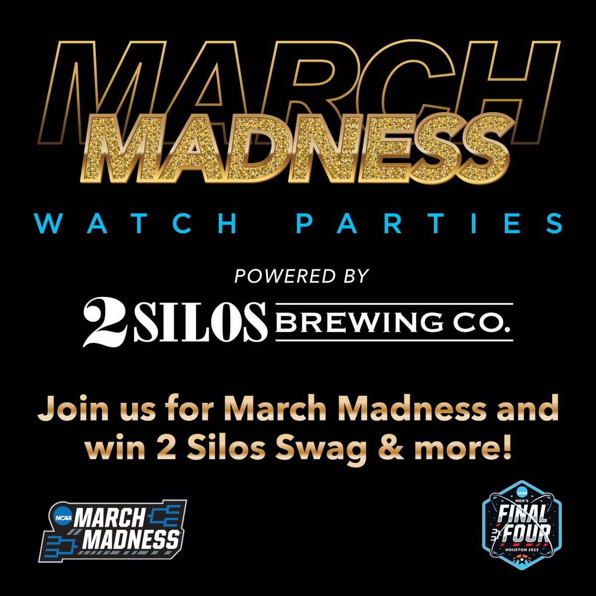 🏀Join us for March Madness at 2 Silos Brewing Co.! Enjoy new food and cocktails for the games!! Win a 2 Silos trucker hat, t-shirt, free appetizer and gift card for watching the games with us. Round 2 starts tomorrow!

#marchmadness #madnessinthebrewery #basketball #ncaa #prizes