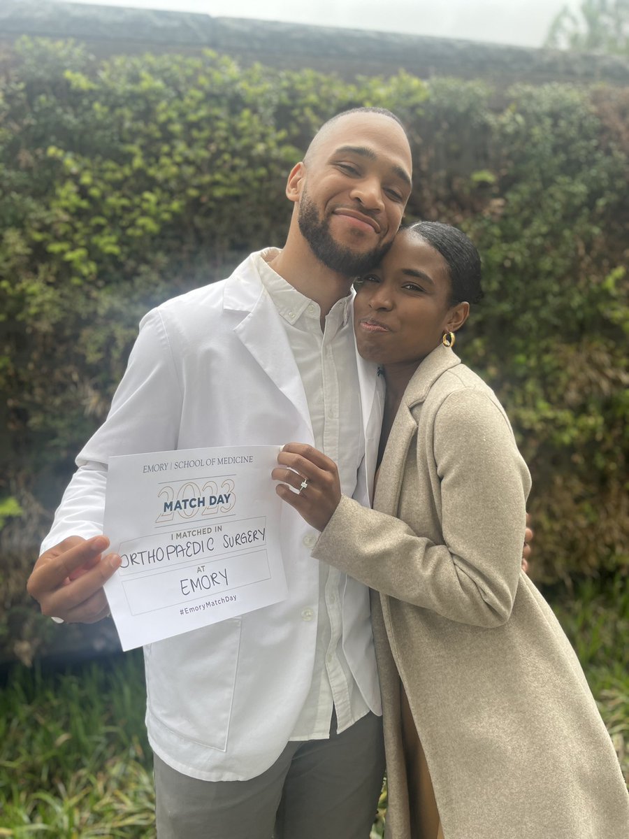 5 more years! Extremely excited to join the amazing residents and faculty at @EmoryOrtho #OrthoTwitter #Match2023