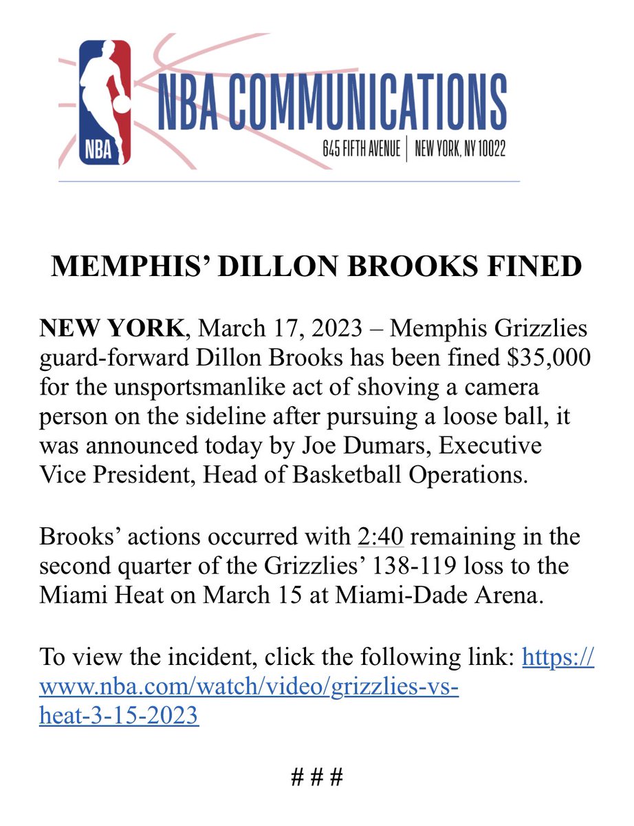 NBA Communications tweet media